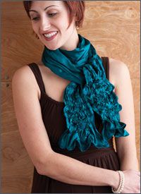 Beautiful scarf sewing pattern for all levels