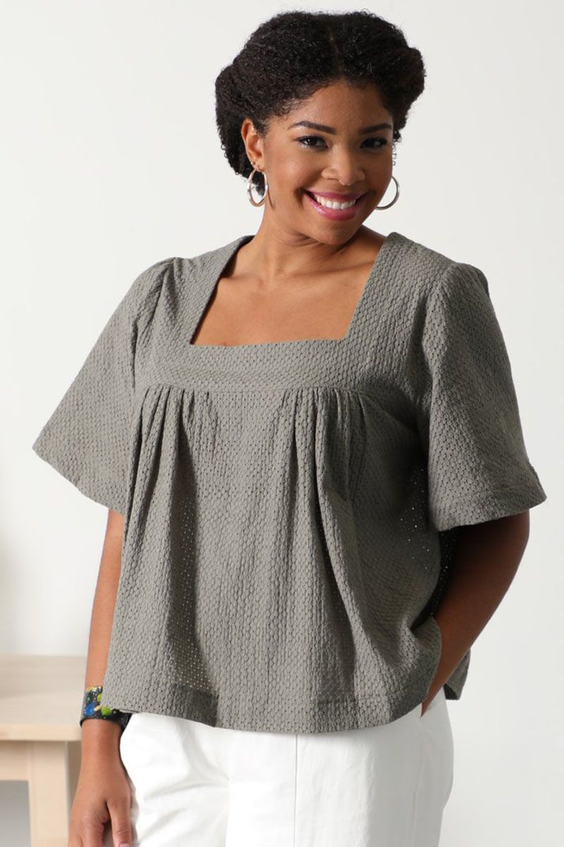 Learn to Sew Part 2: Start at the Top, Simple Blouse FREE PATTERN