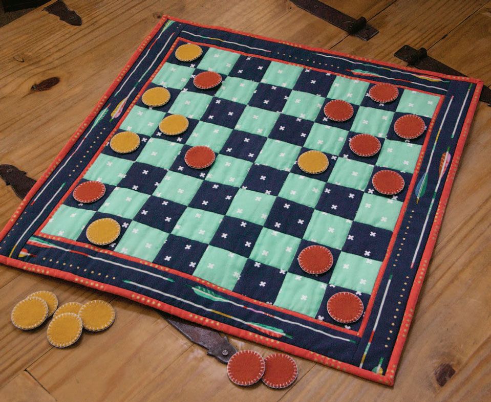 Chalkboard Mat + Coordinated Play Mats Pattern Download - Sew Daily