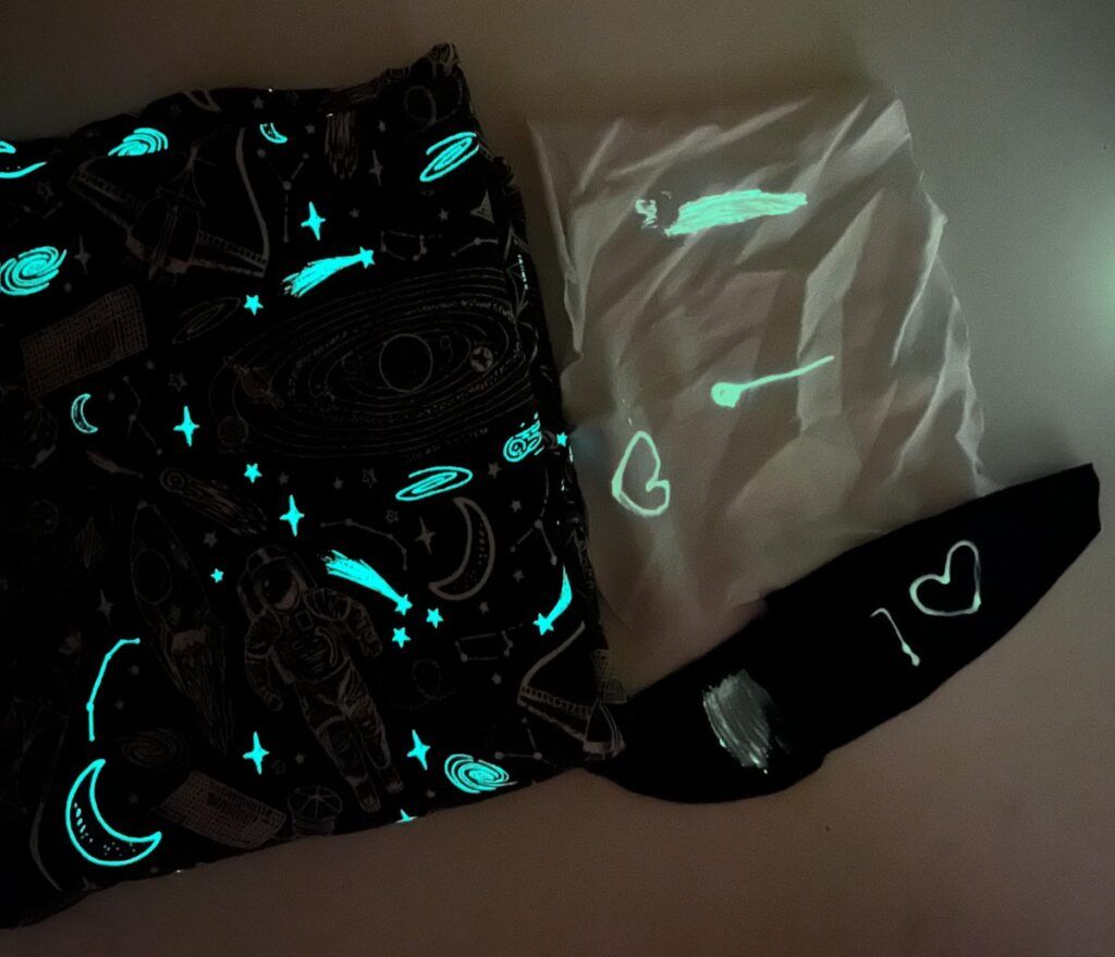 Glow In The Dark Fabric For Crafting And Sewing 