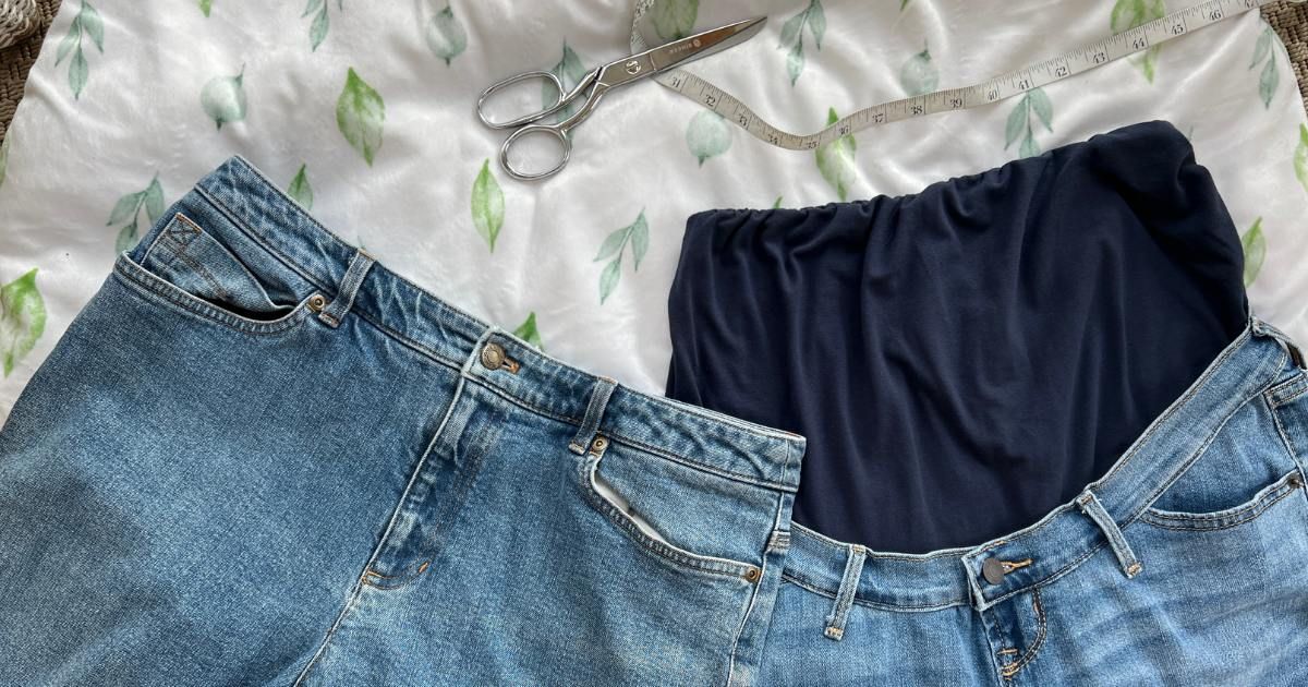 I Can Make That Maternity Pants From Any Used Pants : 7 Steps