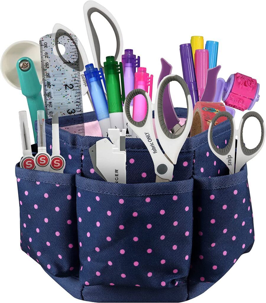 Madam Sew Upright Sewing Tools Caddy Desktop Organizer for Craft
