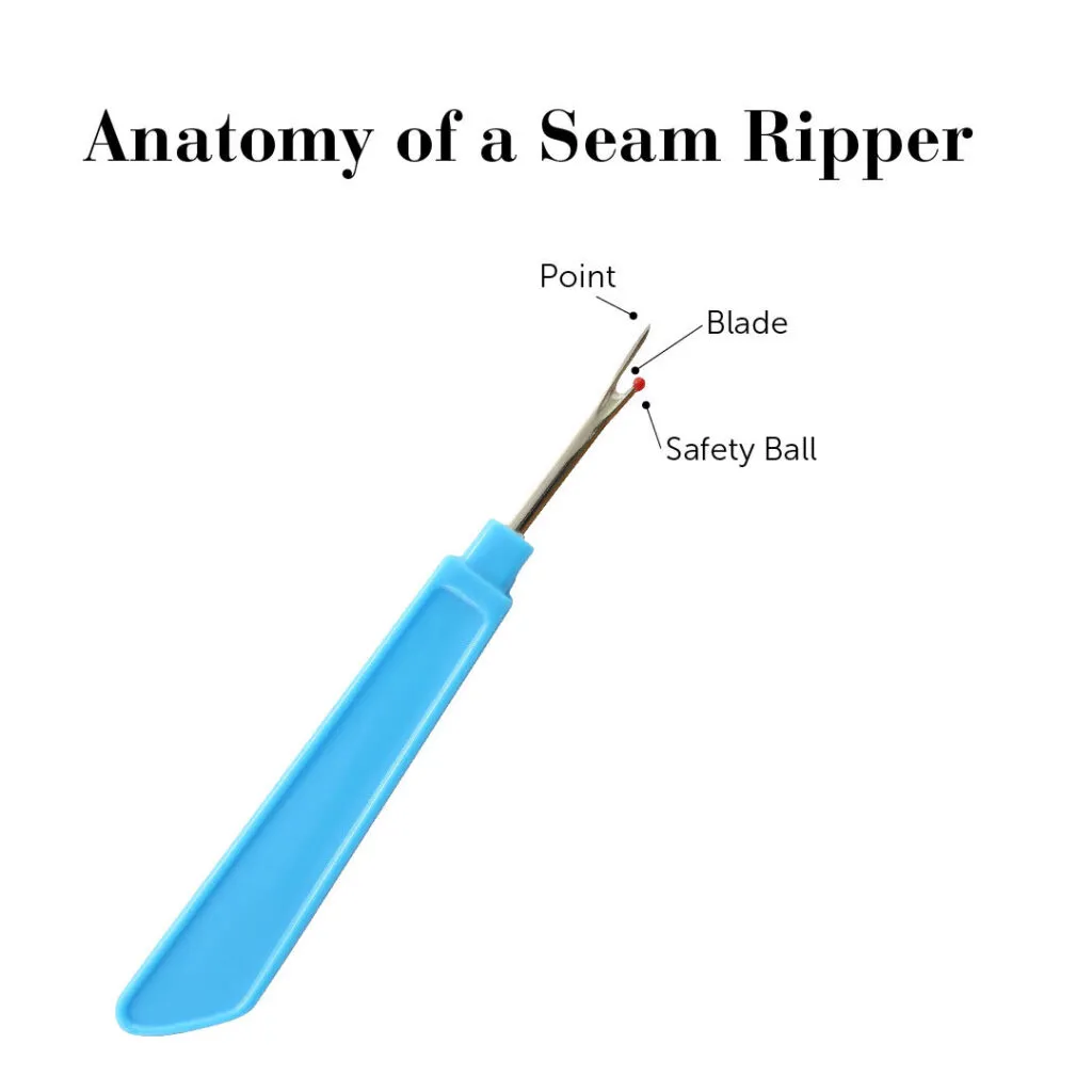 How to use a seam ripper