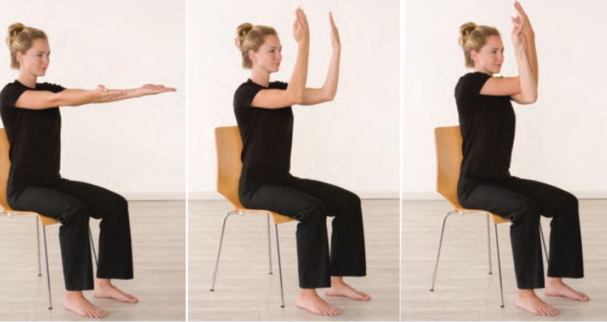Do some stretches during and after a sewing session.