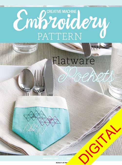 Flatware Pockets Sewing Pattern Download | Sew Daily