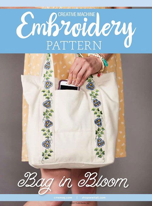 Bag In Bloom Sewing Pattern Download - Sew Daily