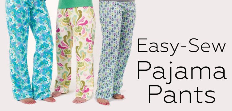 Evening Primrose Pajama Pants Pattern (for women) - Cucicucicoo