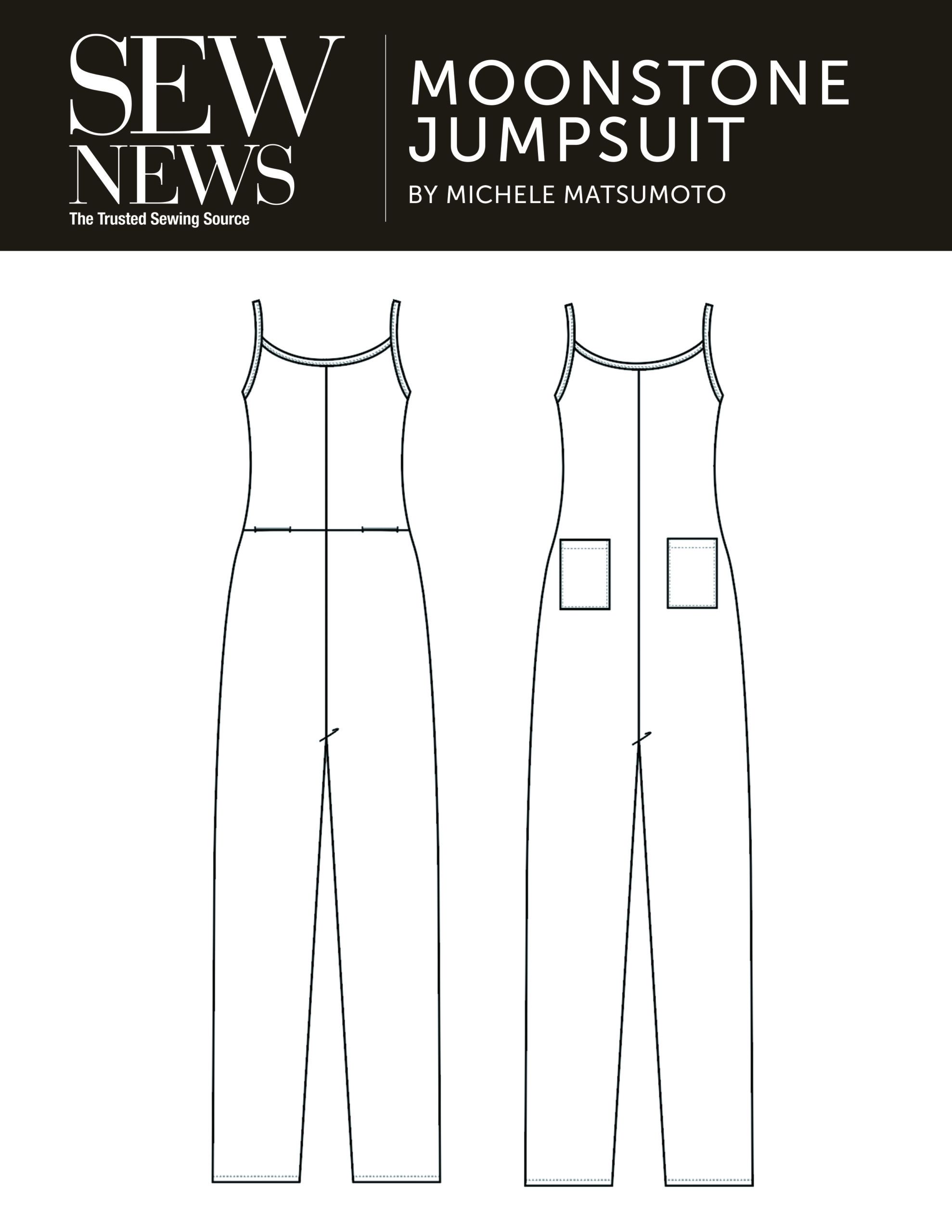 Moonstone Jumpsuit Digital Sewing Pattern - Sew Daily
