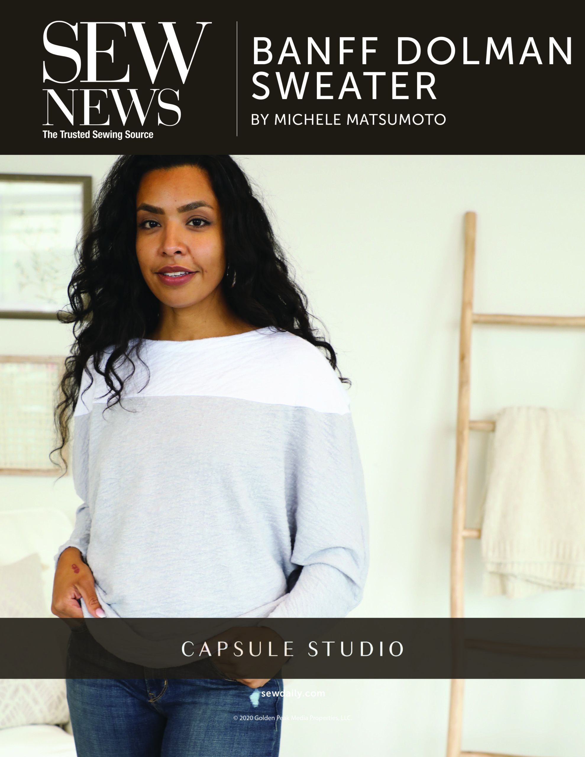 Banff Dolman Sweater Digital Sewing Pattern - Sew Daily