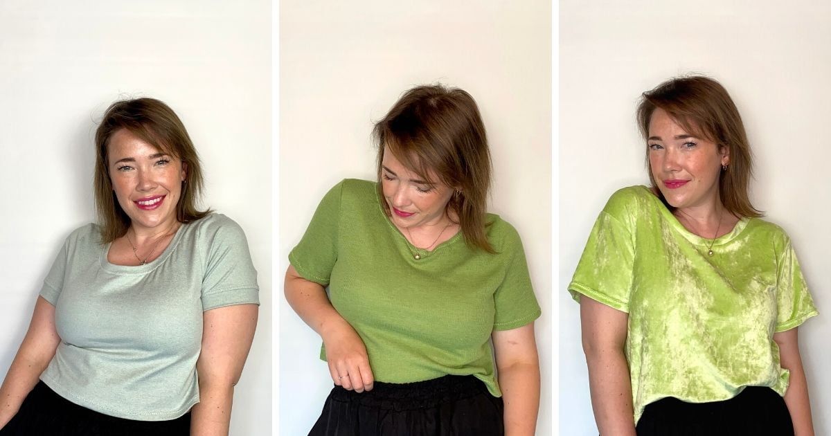 EASIEST HACK TO CROP YOUR T-SHIRT in 10 seconds *just with a BRA