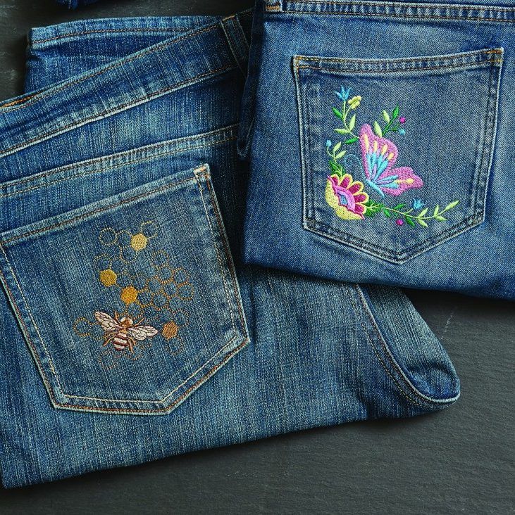 Machine Embroidery on Denim: 6 Techniques to Try - Sew Daily
