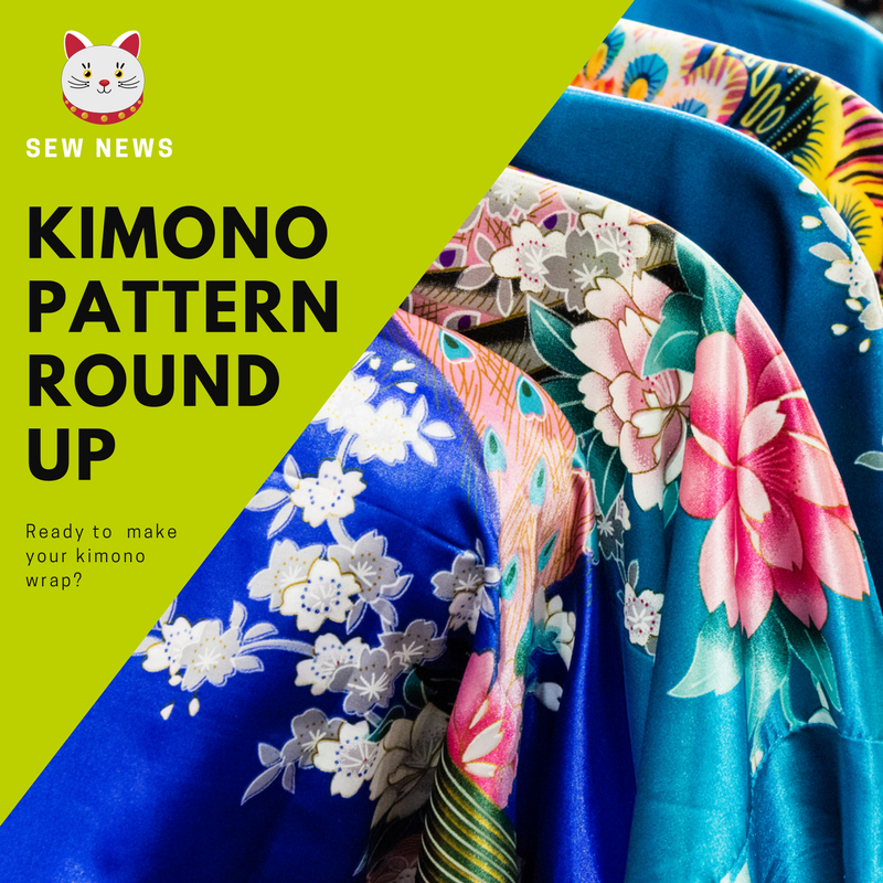 Women kimono wrap jacket oversized pdf sewing pattern