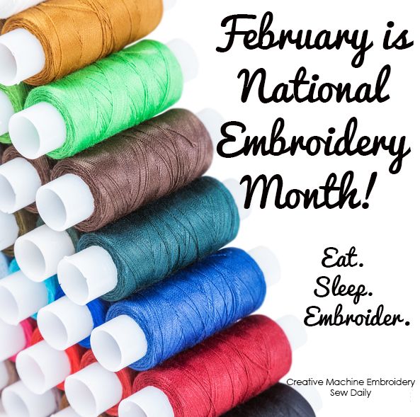 National Embroidery Month