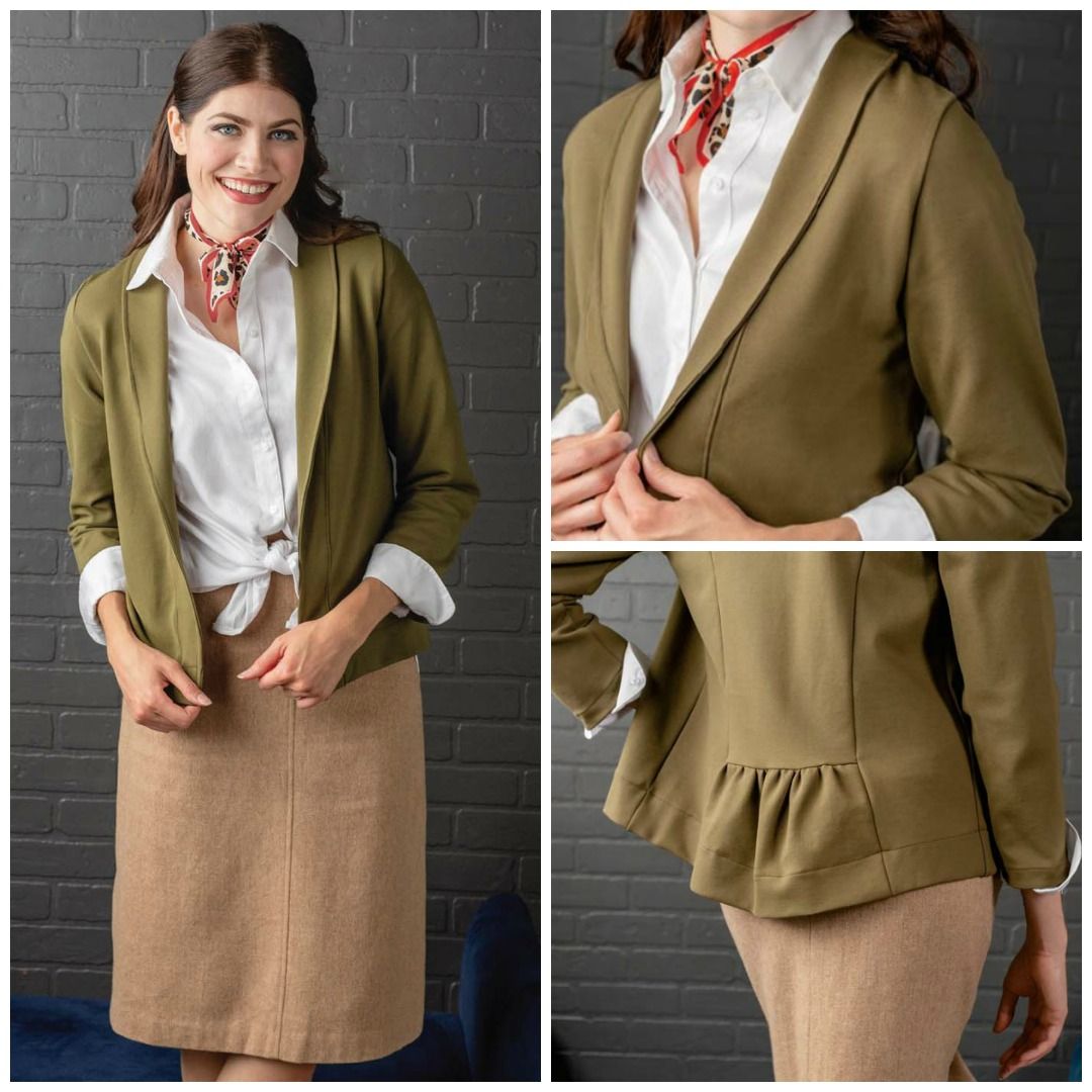 The Silverton Blazer is the sew-along for Sew News in October.