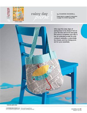 Reversible Slouch Tote Sewing Pattern Download - Sew Daily