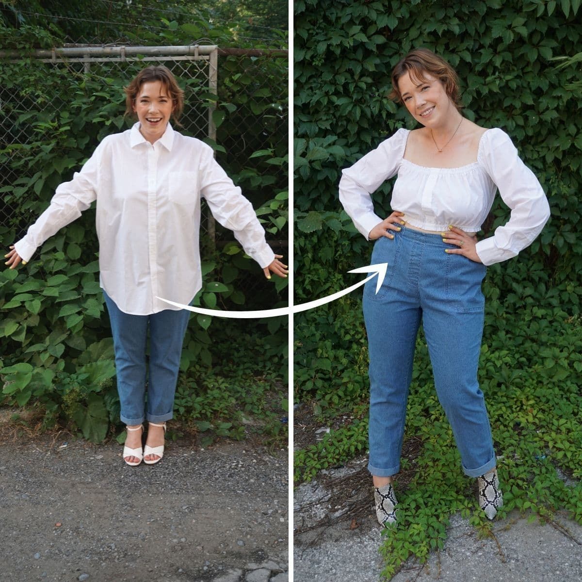 Upcycle a Men's Shirt into a Bralette and More