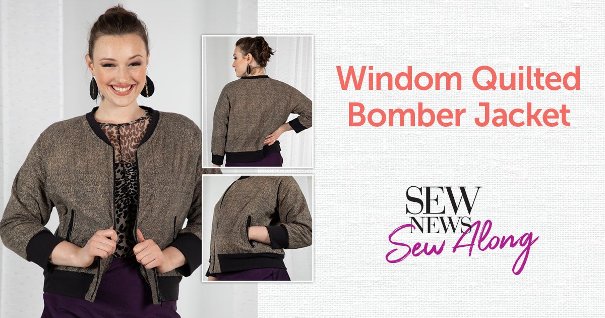 Bomber Jacket sewing pattern  Wardrobe By Me - We love sewing!