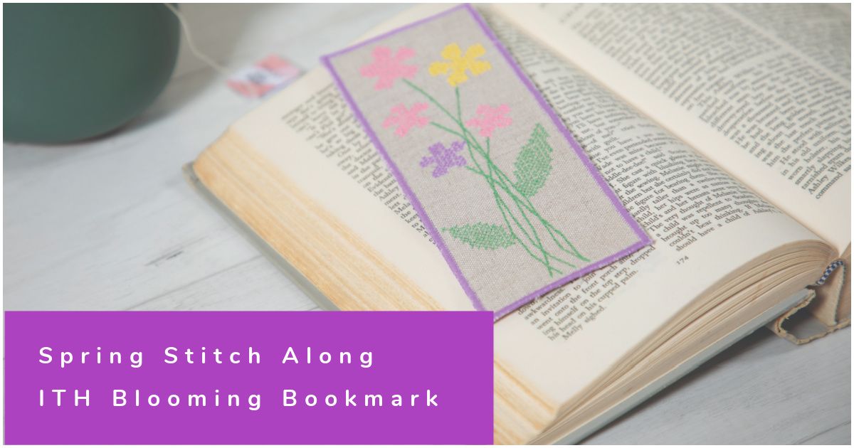 In-the-Hoop Blooming Bookmark Stitch-Along