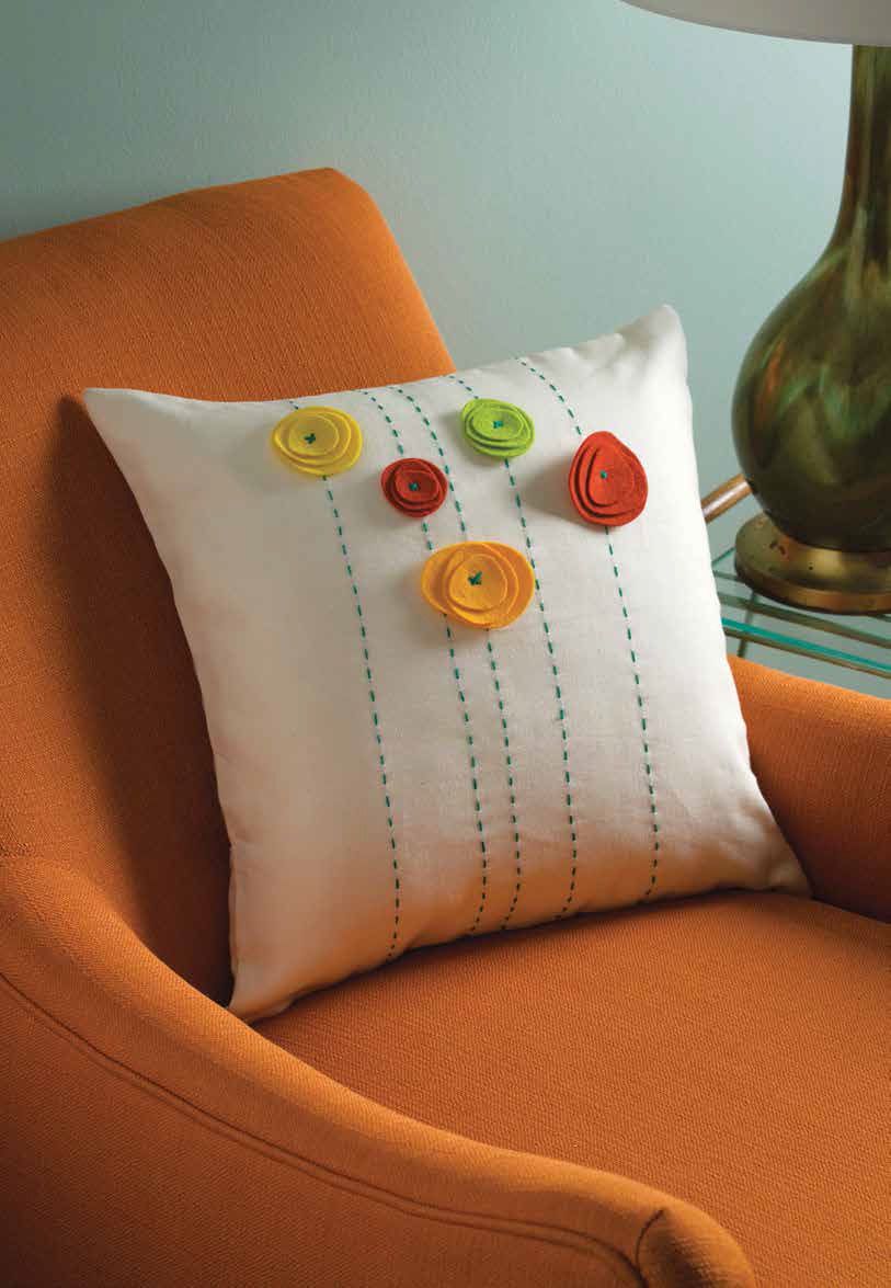 Poppies Pillow Sewing Pattern Download - Sew Daily