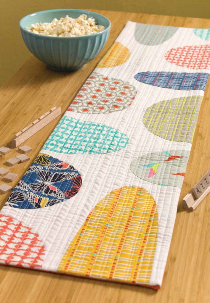 Above the Curve Table Runner Pattern Download - Sew Daily