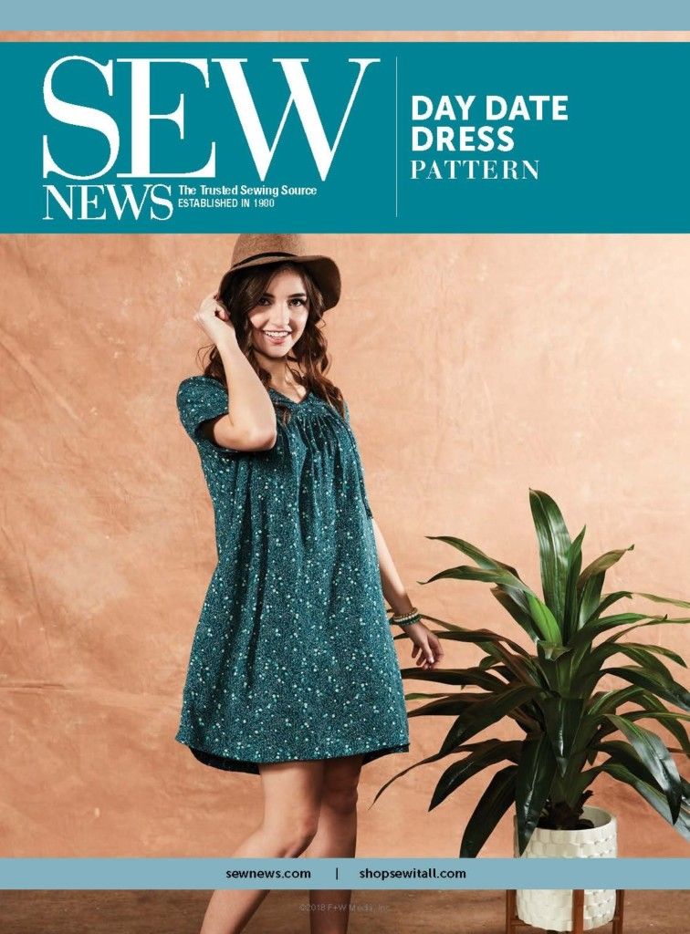 Day Date Dress Sewing Pattern Download Sew Daily 