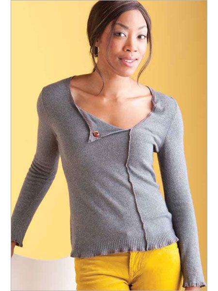 Asymmetrical Pullover Pattern Download - Sew Daily