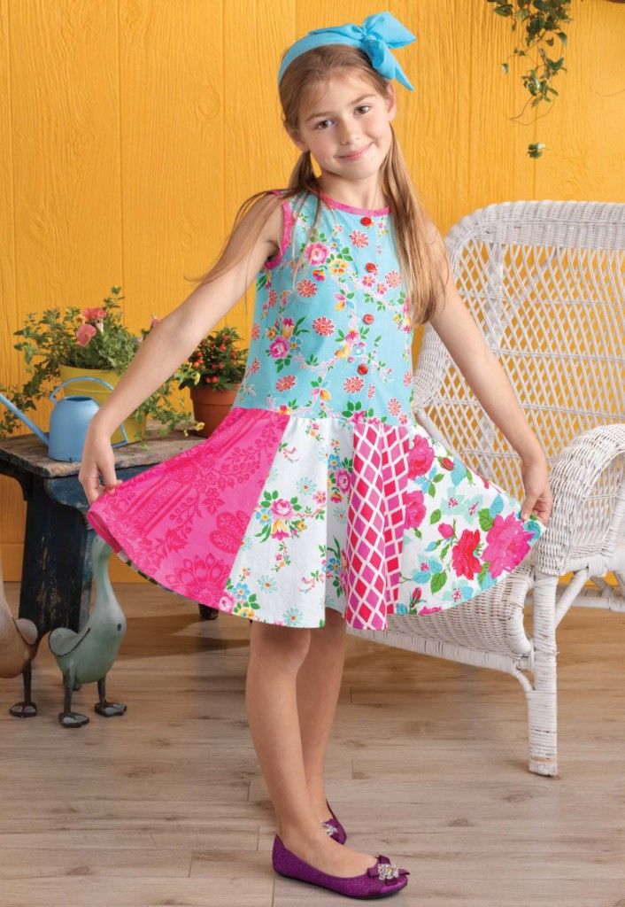 Girl's Twirly Dress Pattern Download - Sew Daily