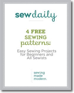 4 Free Easy Sewing Patterns: Easy Sewing Projects for Beginners and All ...