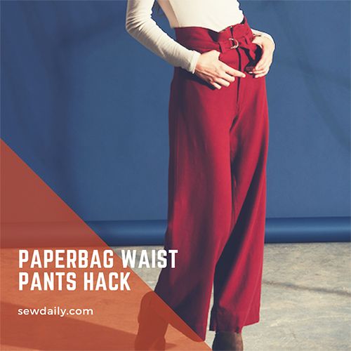 Confirmation Pattern Hack: Paperbag Waist - Sew Daily