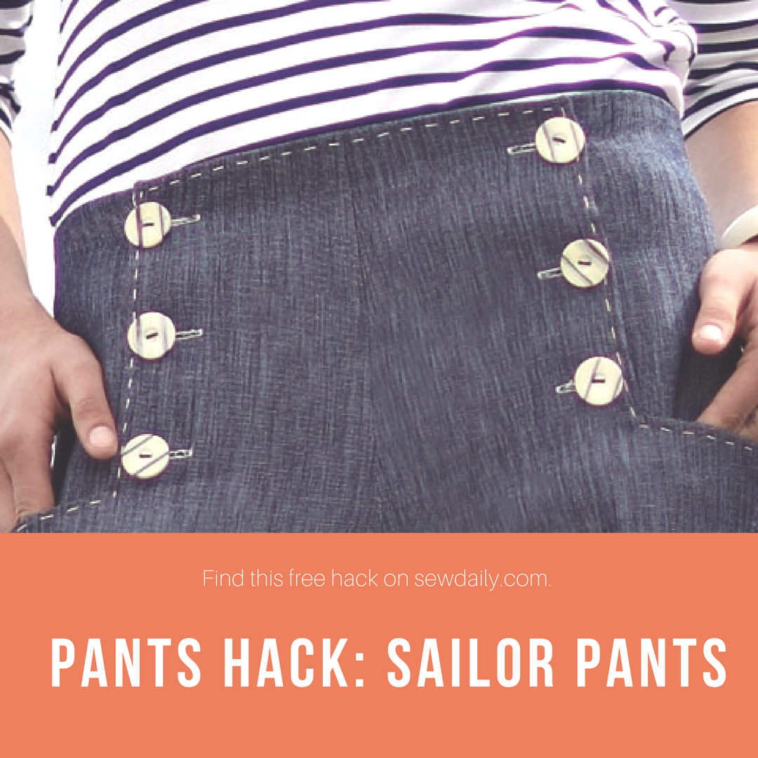 Confirmation Sailor Style Pant Hack Sew Daily