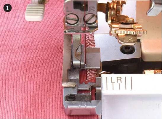 Learn how to make a flatlock stitch on a serger.