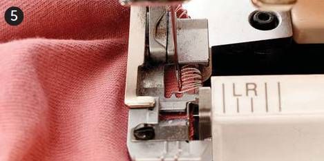 Troubleshooting the flatlock stitch on a serger.