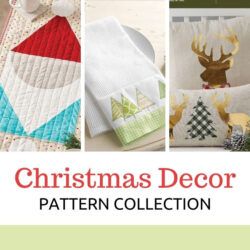 Christmas Decor Sewing Pattern Collection