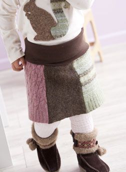 Woodland Sweater Skirt by Amanda Norell.