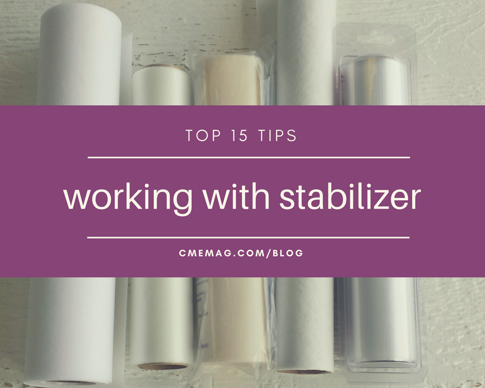 How To Use & Remove Water-Soluble Stabilizer In Embroidery